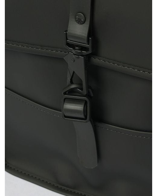 Rains Black Backpack for men