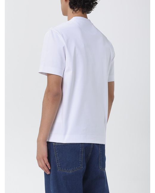 Fendi White Ff Cotton T-Shirt for men