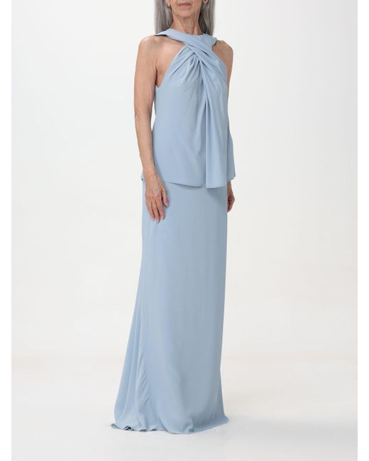 Erika Cavallini Semi Couture Blue Top