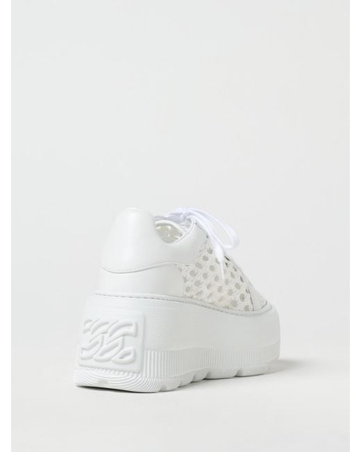 Casadei White Nexus Versilia Sneakers