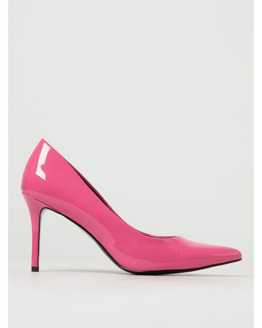 Versace Pink Court Shoes