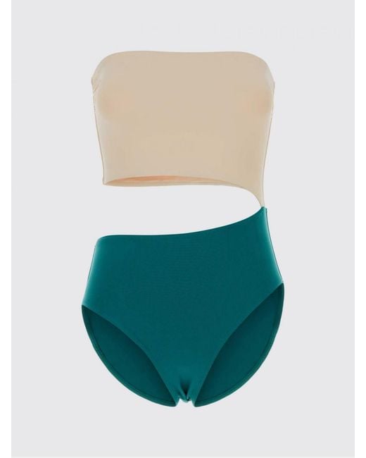 Eres Blue Jersey Cut Out Swimsuit