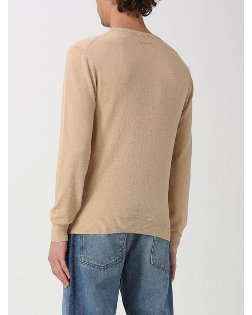 Drumohr Blue Cotton Blend Crew Neck Pullover for men