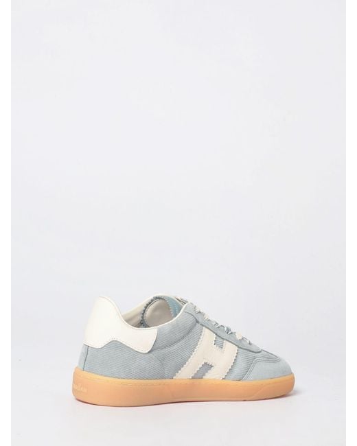 Hogan Blue Cool Embossed Suede Sneakers