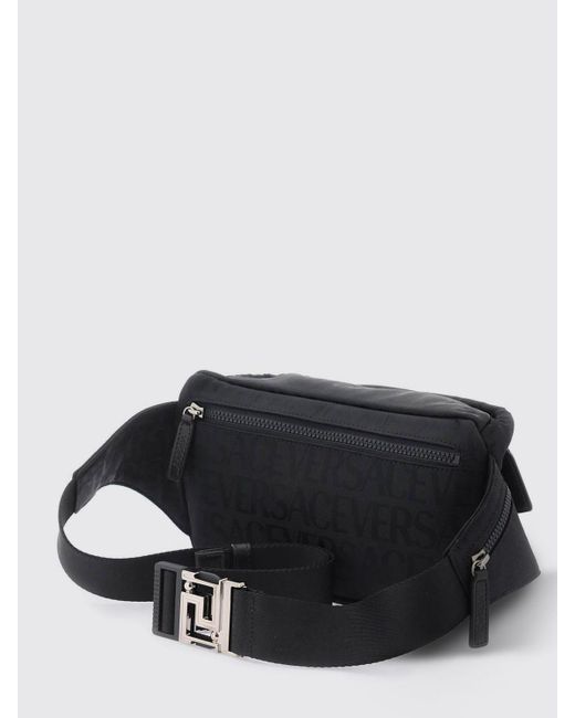 Versace Gray Belt Bag for men