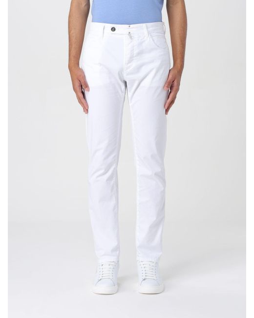Pantalone di Incotex in White da Uomo