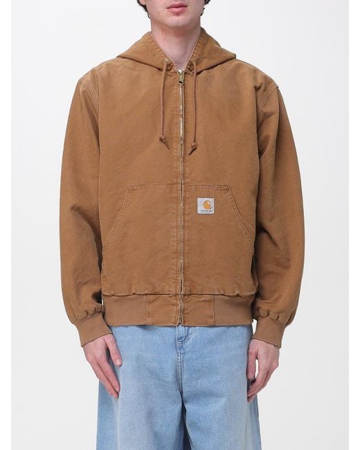 Carhartt Blue Og Active Hoodie With Zip for men