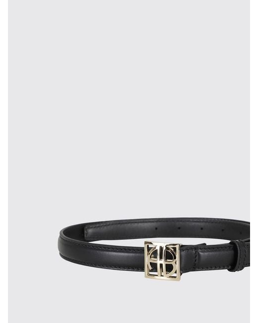 Anine Bing White Leather Belt