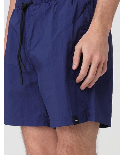 Aspesi Blue Nylon Swim Shorts for men