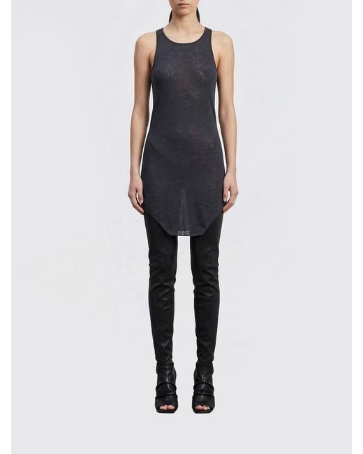 Rick Owens Blue Cotton Top