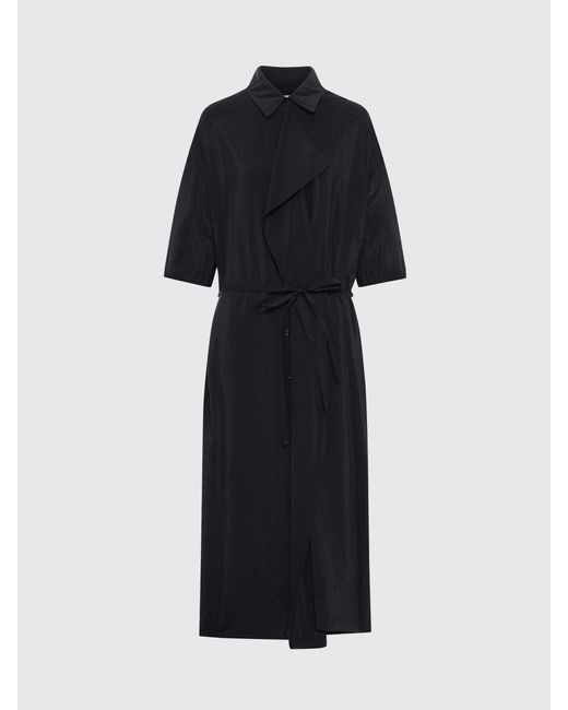 Lemaire Black Silk Chemisier Dress