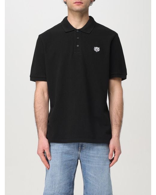 KENZO Black Polo Shirt for men