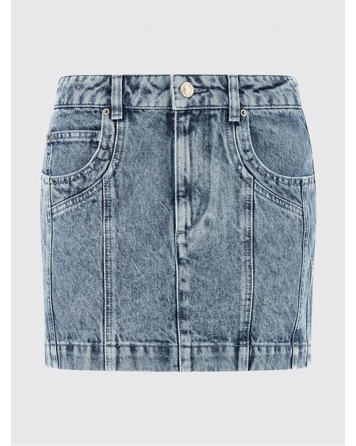 Isabel Marant Blue Denim Mini Skirt