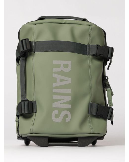 Rains Green Texel Cabin Mini Suitcase for men