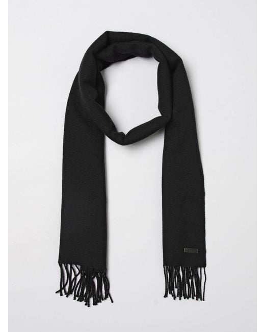 HUGO Black Scarf for men