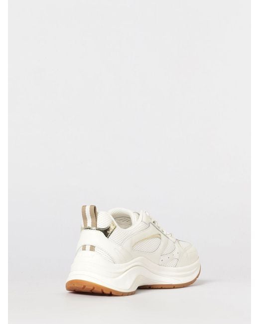 Bally Natural Leather And Polyester Sneakers