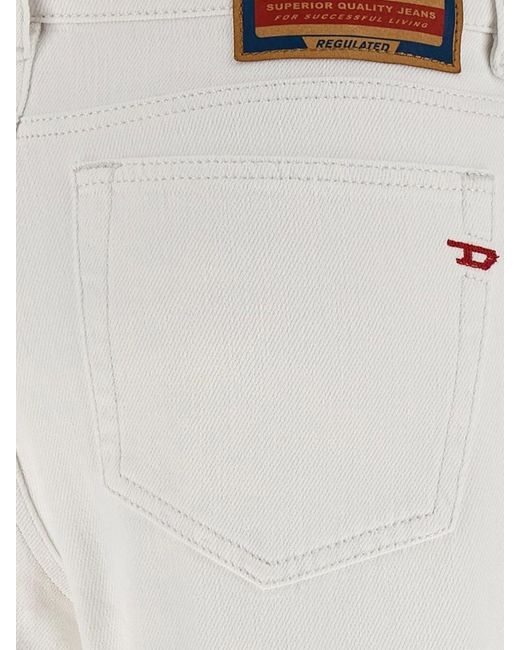 DIESEL White D-Akemi Flared Jeans