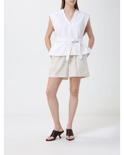 Lemaire White Shorts
