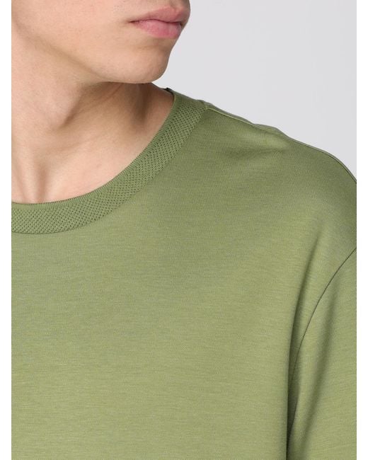 T-Shirt Basic di Boss in Green da Uomo