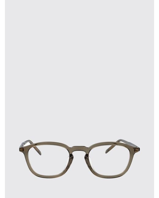 Saint Laurent White Acetate Optical Glasses for men