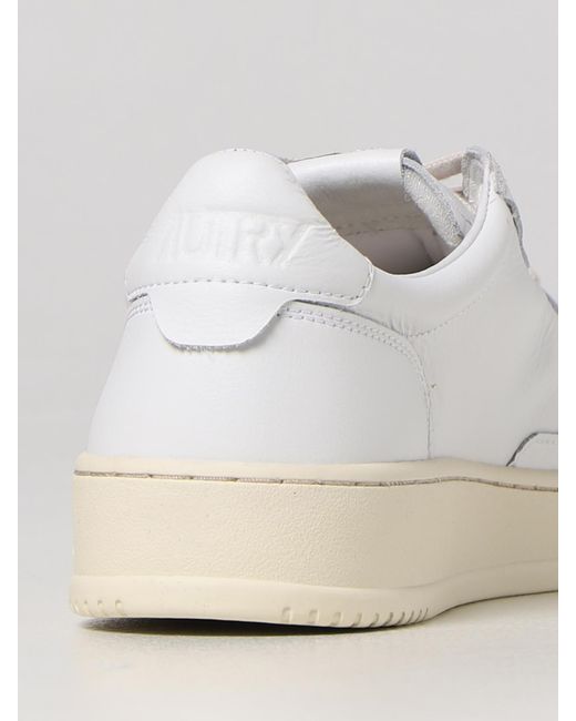 Autry Medalist 01 Leder-Sneakers in White für Herren