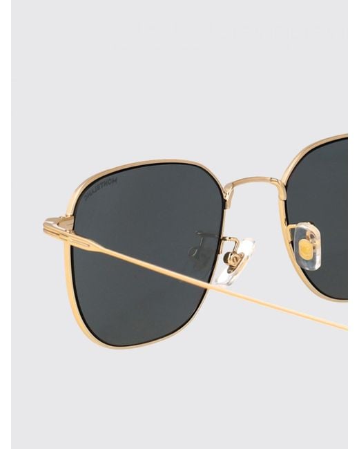Montblanc White Mb0477Sa Metal Sunglasses for men