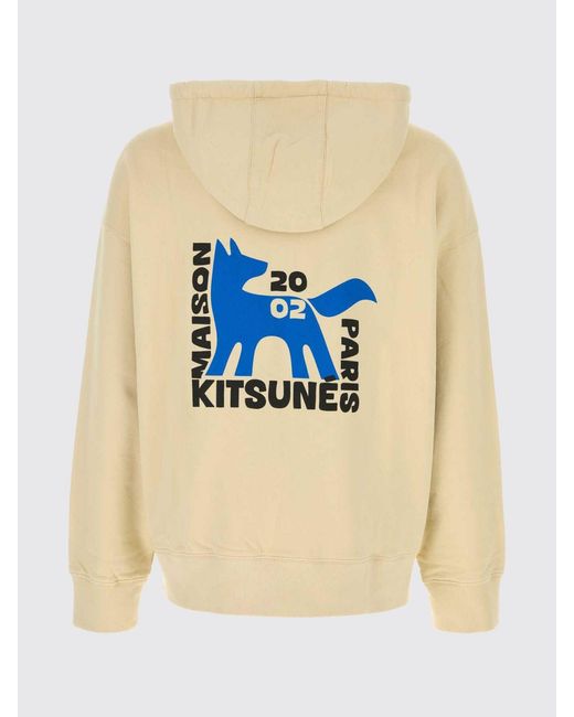 Maison Kitsuné Natural Maison KitsunÉ Cotton Hoodie for men