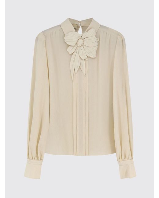 Valentino White Silk Blouse