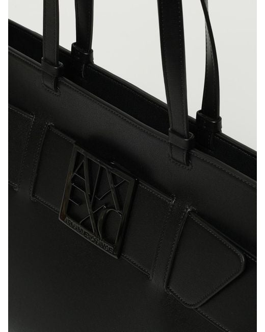 ARMANI EXCHANGE Black Schultertasche Damen