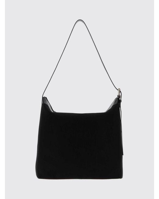 A.P.C. White Vera Suede Leather Crossbody Bag With Zip Closure for men