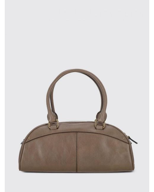Chloé Natural Chlo&Eacute Leather Bowling Bag