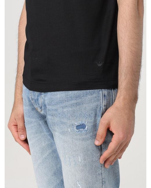 Emporio Armani Black T-shirt for men