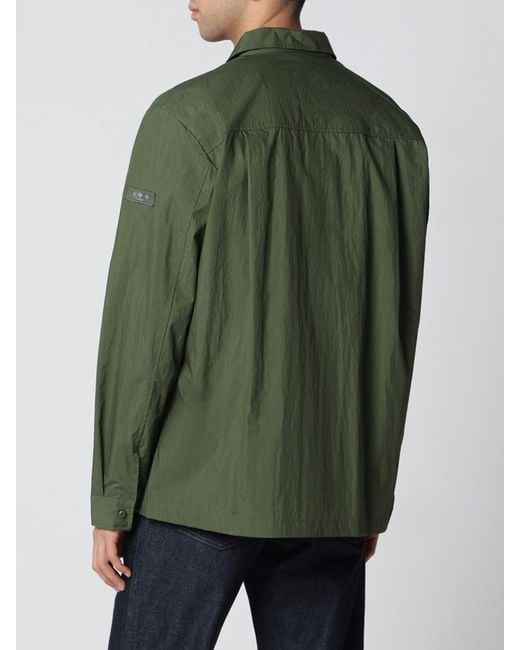 Tatras Green Doris Cotton And Nylon Shirt for men