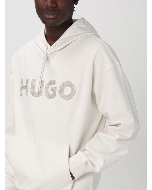 Sweatshirt HUGO pour homme en coloris White