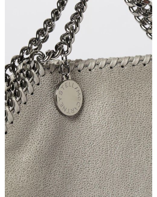 Stella McCartney Gray Micro Tote Bag Falabella