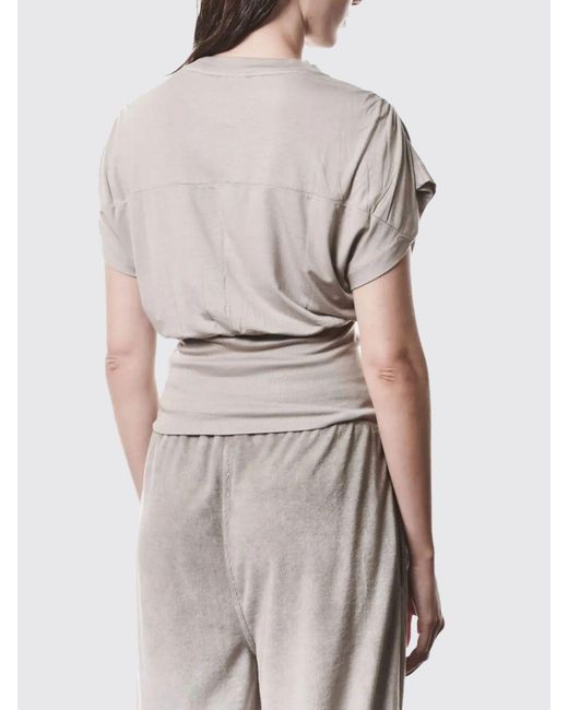Thom Krom Gray Modal And Silk Top
