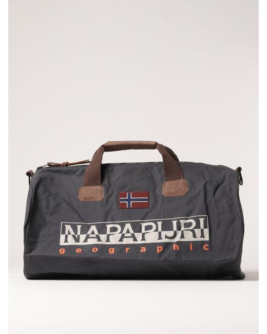 Napapijri Black Travel Bag for men