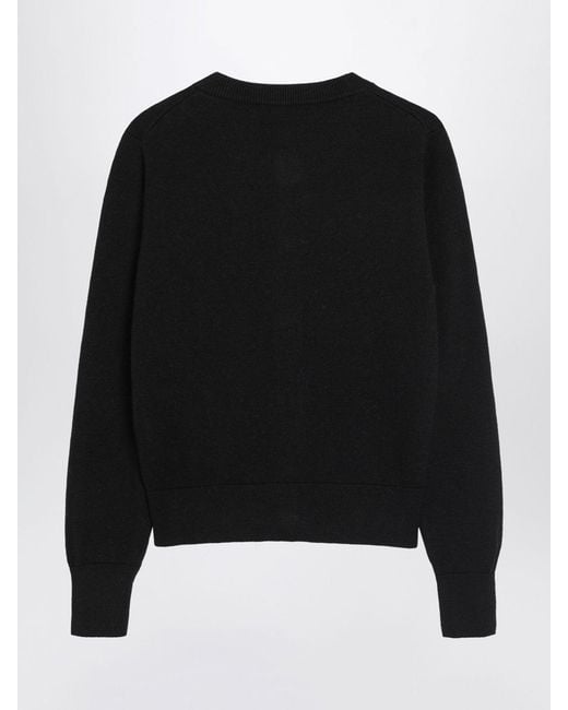 AMI Blue Crewneck Cardigan