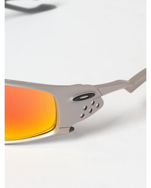 Oakley Gray Plantaris Sq Shield Sunglasses With Prizm Lenses for men