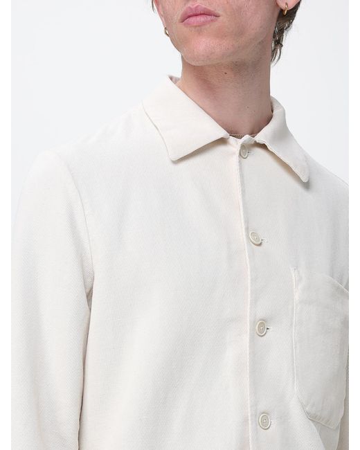 Barena White Cotton And Linen Jacket for men
