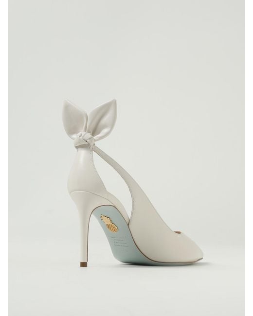Aquazzura Natural Bow Tie Leather Pumps