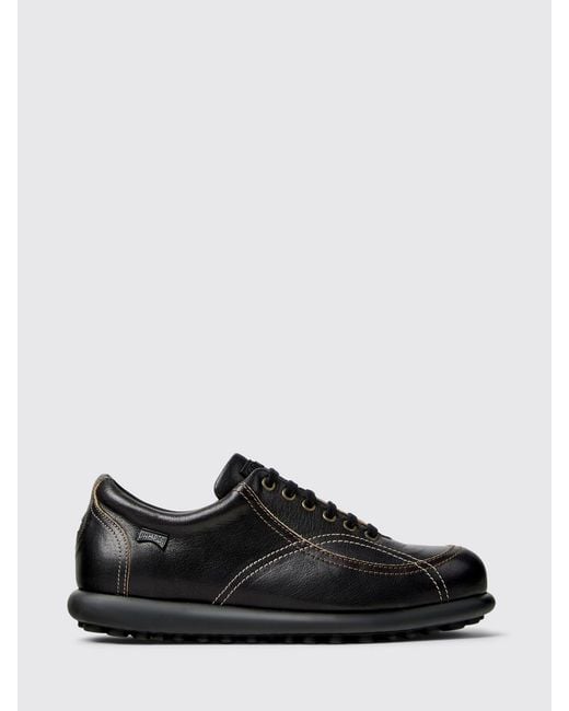 Camper Black Twins Leather Sneakers for men