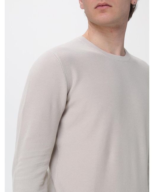 Fay Gray Basic Cotton Pullover for men