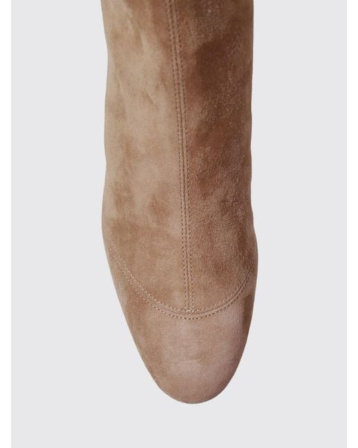 Francesco Russo Brown Leather Ankle Boots