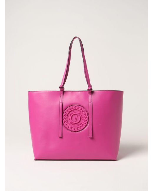 Versace Jeans Pink Tote Bags