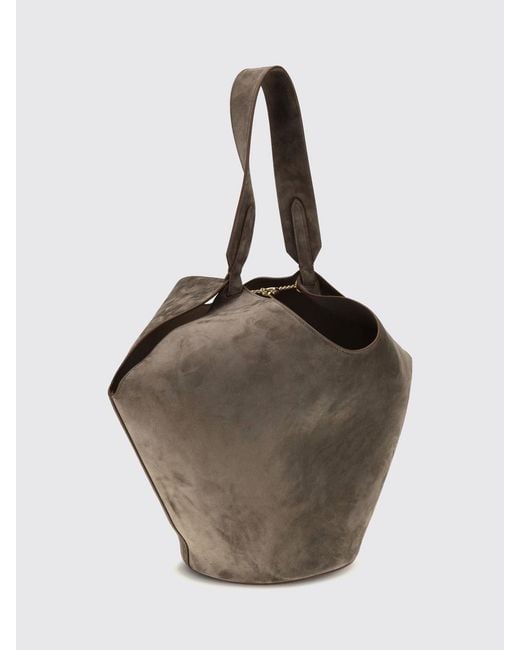 Khaite Natural Shoulder Bag
