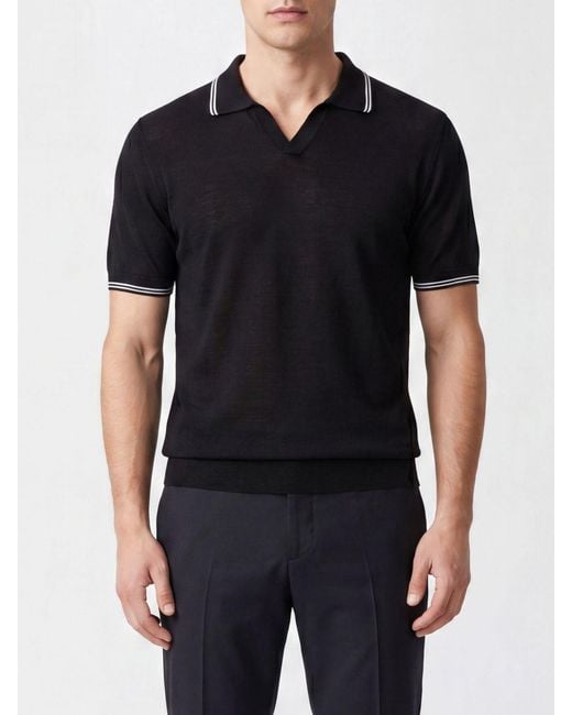 Polo di Fedeli in Black da Uomo