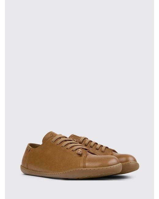 Camper Brown Peu Leather Sneakers for men