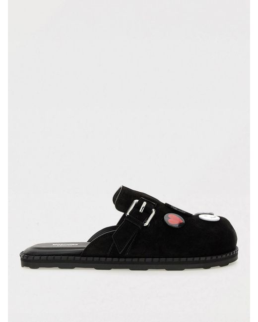 Moschino Couture Black Flat Shoes