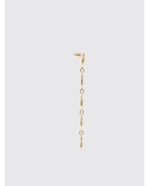 Chloé White ChloÉ Script Drop Earrings